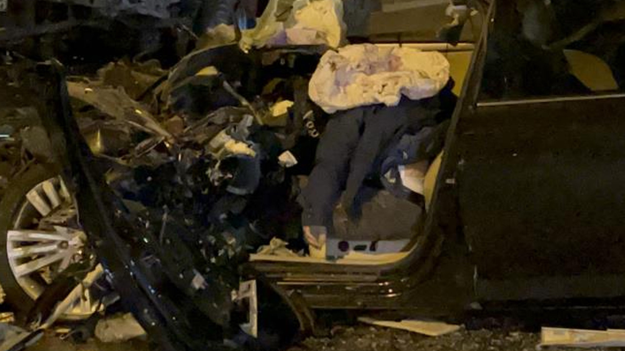 Ankara'da feci kaza! Aşırı süratli otomobilin sürücüsü oracıkta can verdi