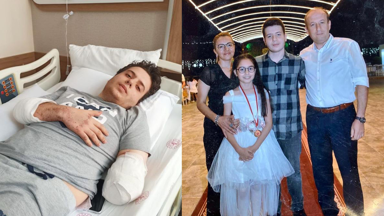 Ailesinden geriye bir tek o kaldı: Depremde kolunu kaybeden Alperen'den sevindiren haber