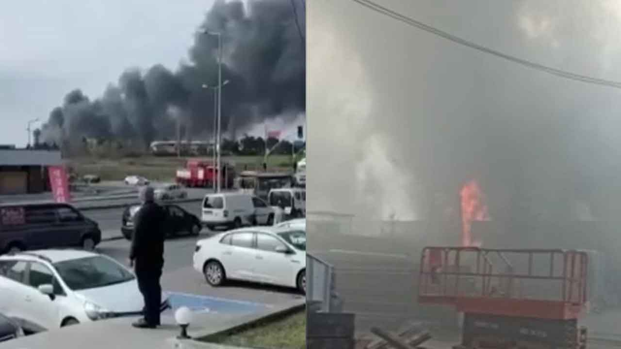Esenyurt'ta korkutan fabrika yangını! Dumanlar her yeri kapladı