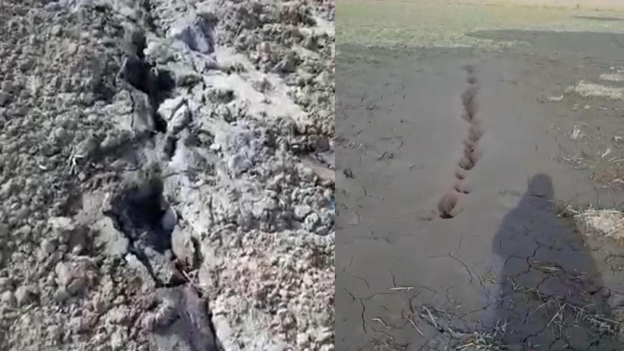 Deprem sonrası tedirgin eden görüntü: Elazığ'da ikinci zemin sıvılaşması vakası!
