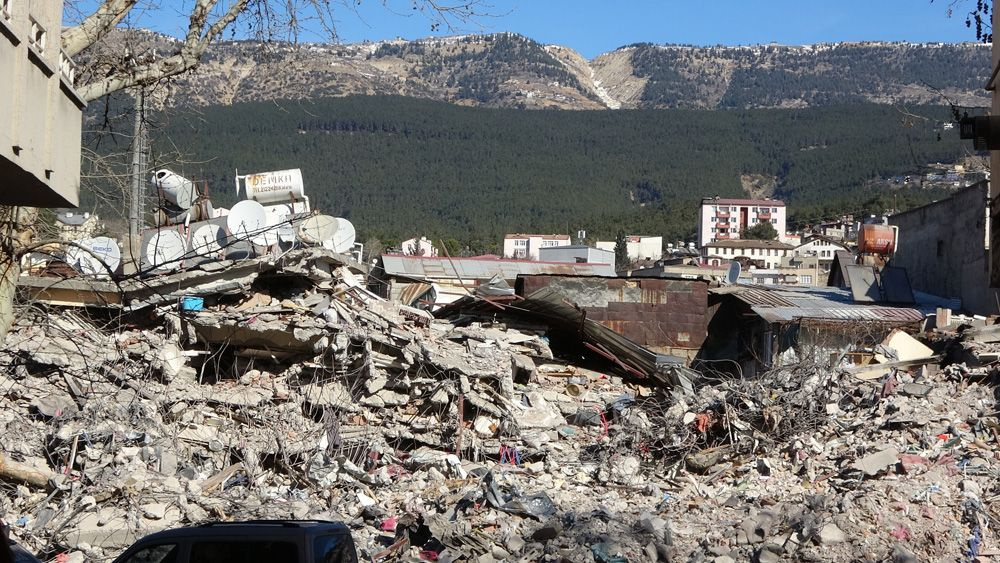 Kahramanmaraş'ın son hali havadan görüntülendi