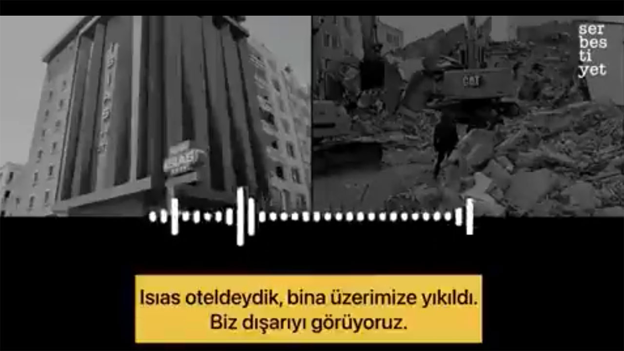 Adıyaman'da İsias Otel enkazının altından gönderilen ses kaydı! Erdoğan 'helallik ' istemişti