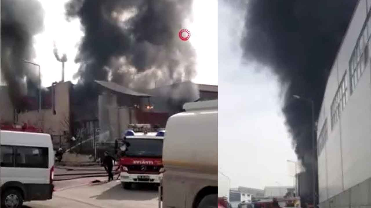 Ankara'da korkutan fabrika yangını: Ölü ve yaralılar var