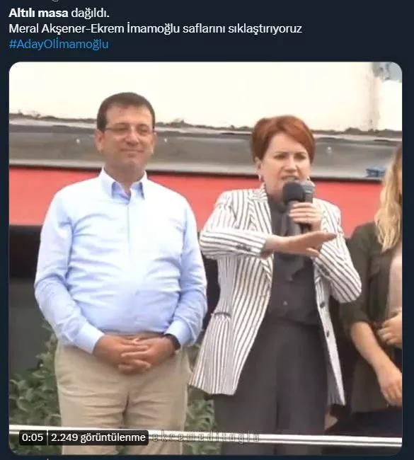 Meral Akşener capsleri patladı! Altılı masa dağıldı, sosyal medya yıkıldı!