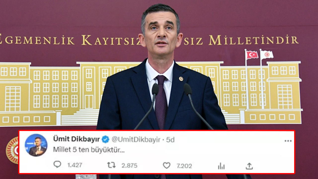 'Millet 5'ten büyüktür' diyen İYİ Partili Ümit Dikbayır tweetini neden sildiğini açıkladı: 'Meral Akşener aradı'