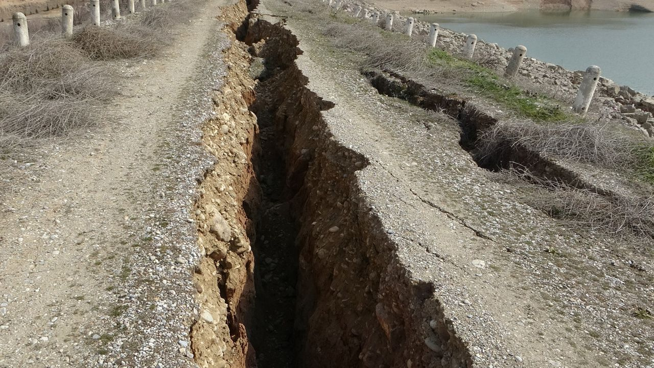 Deprem sonrası barajda meydana geldi! Malatya’da ürküten görüntü