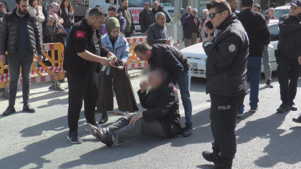 Kayseri'de kaza: Çarptığı yayanın başında hüngür hüngür ağladı!