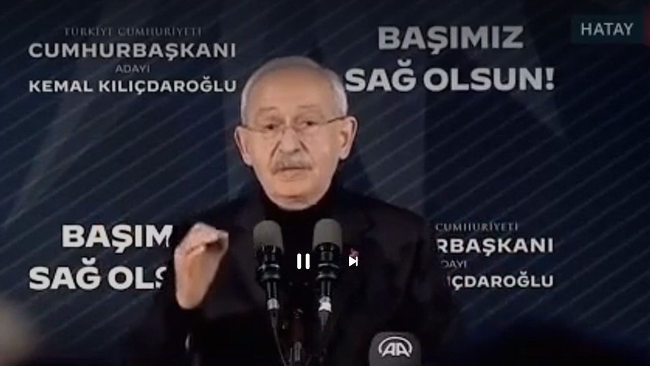 İlk kez Hatay'da paylaşıldı! İşte Cumhurbaşkanı Adayı Kemal Kılıçdaroğlu'nun tanıtım logosu