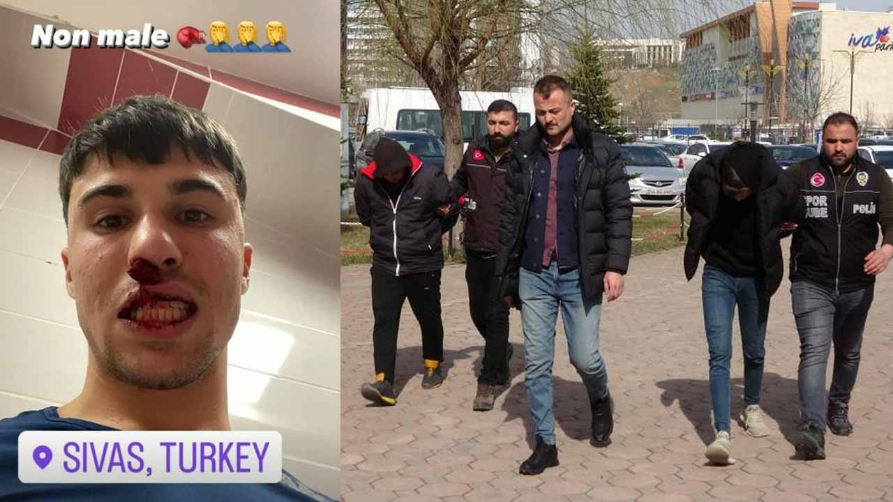 Fiorentinalı futbolcunun burnu kırıldı! Sahaya giren Sivassporlu taraftarlar tutuklandı