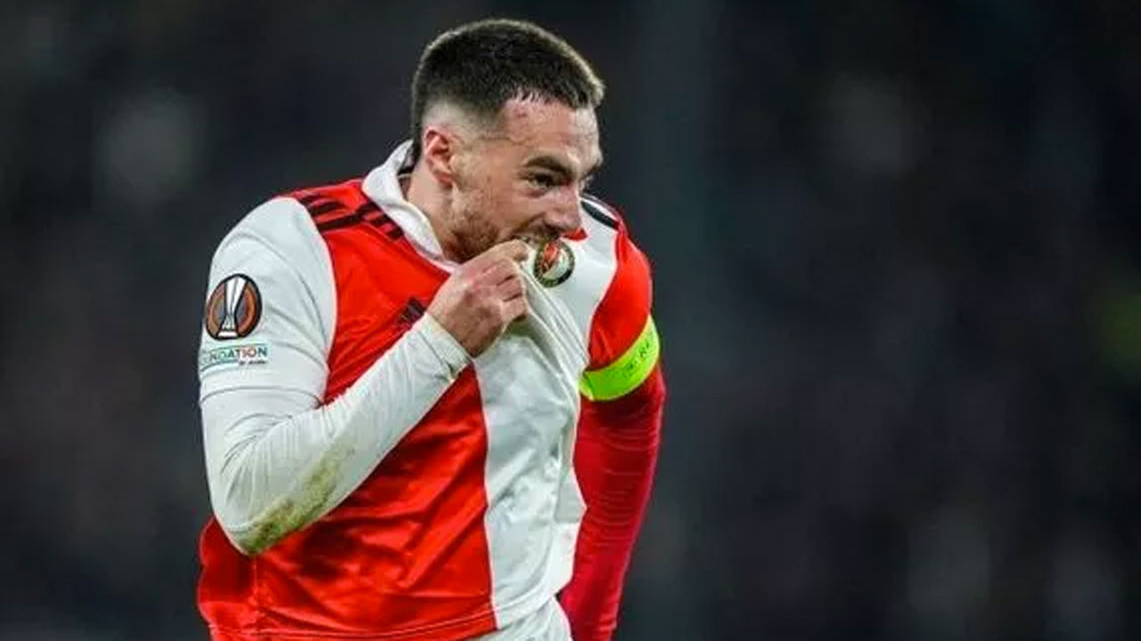 Milli futbolcu Orkun Kökçü maçın yıldızı oldu Feyenoord 7 gol attı
