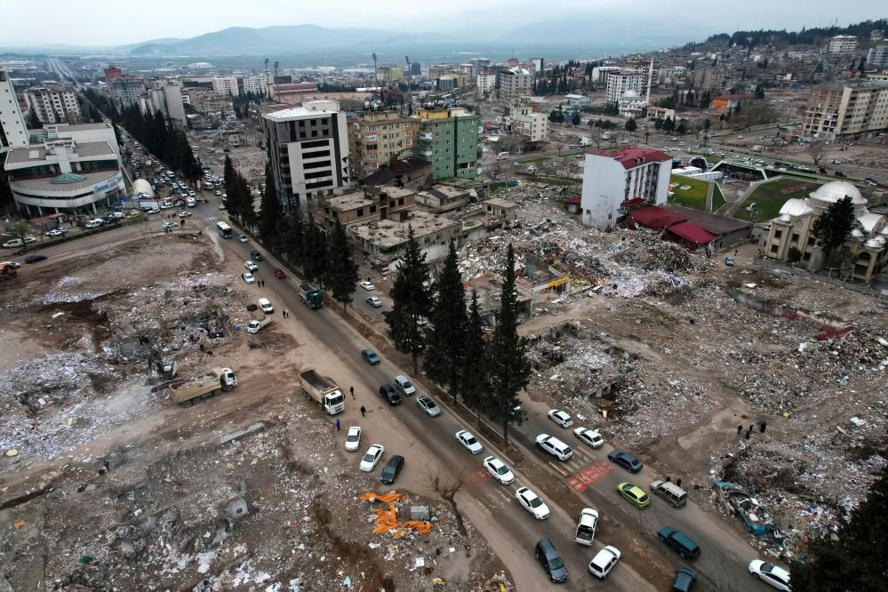 Kahramanmaraş'ta son durum! Depremin 41. gününde havadan böyle görüntülendi