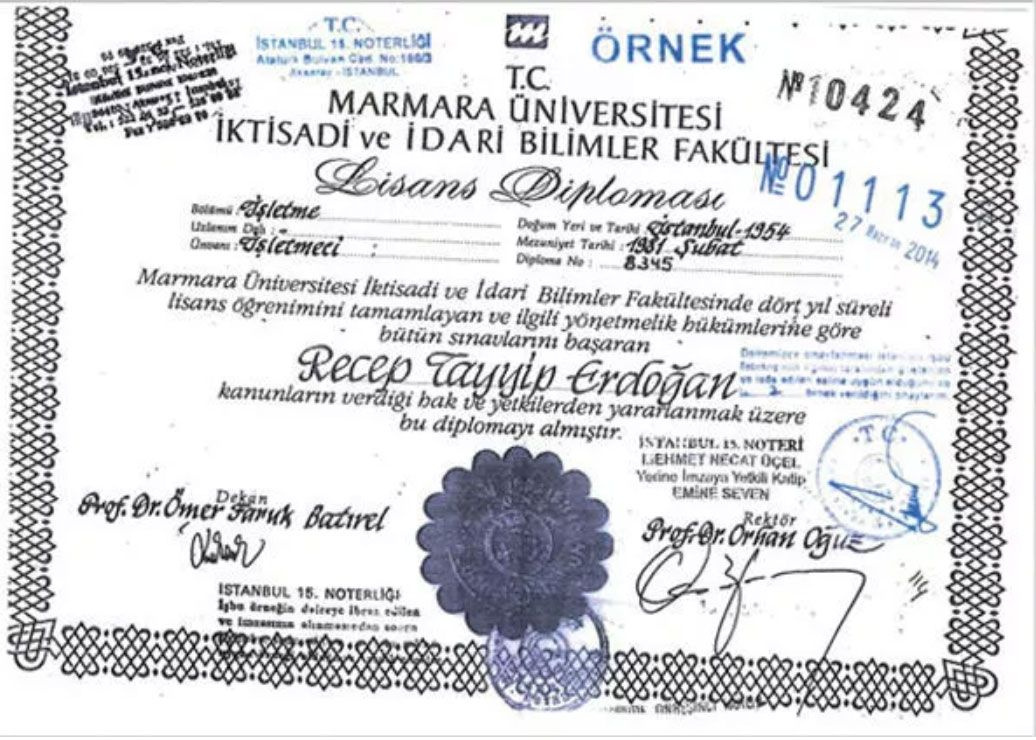 9 yıllık sır aydınlandı! Cumhurbaşkanı Erdoğan'ın üniversiteden mezuniyet belgeleri paylaşıldı