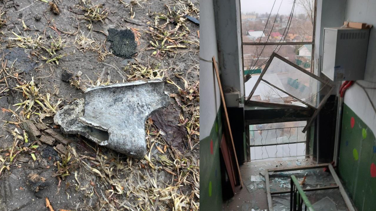 Rusya’da Ukrayna'ya ait İHA düştü, patlama meydana geldi! 2 kişi yaralandı