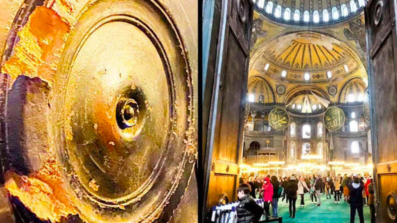 Ayasofya Camisi'nin kapısı daha fazla kemirilmesin diye korumaya alındı