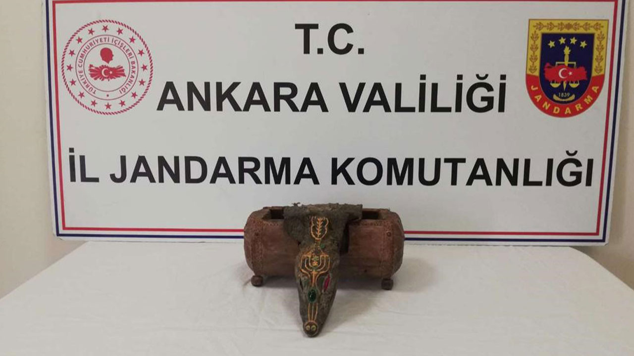 Ankara'da tarihi eser kaçakçılığı operasyonu: Eserler 5 milyon TL değerinde