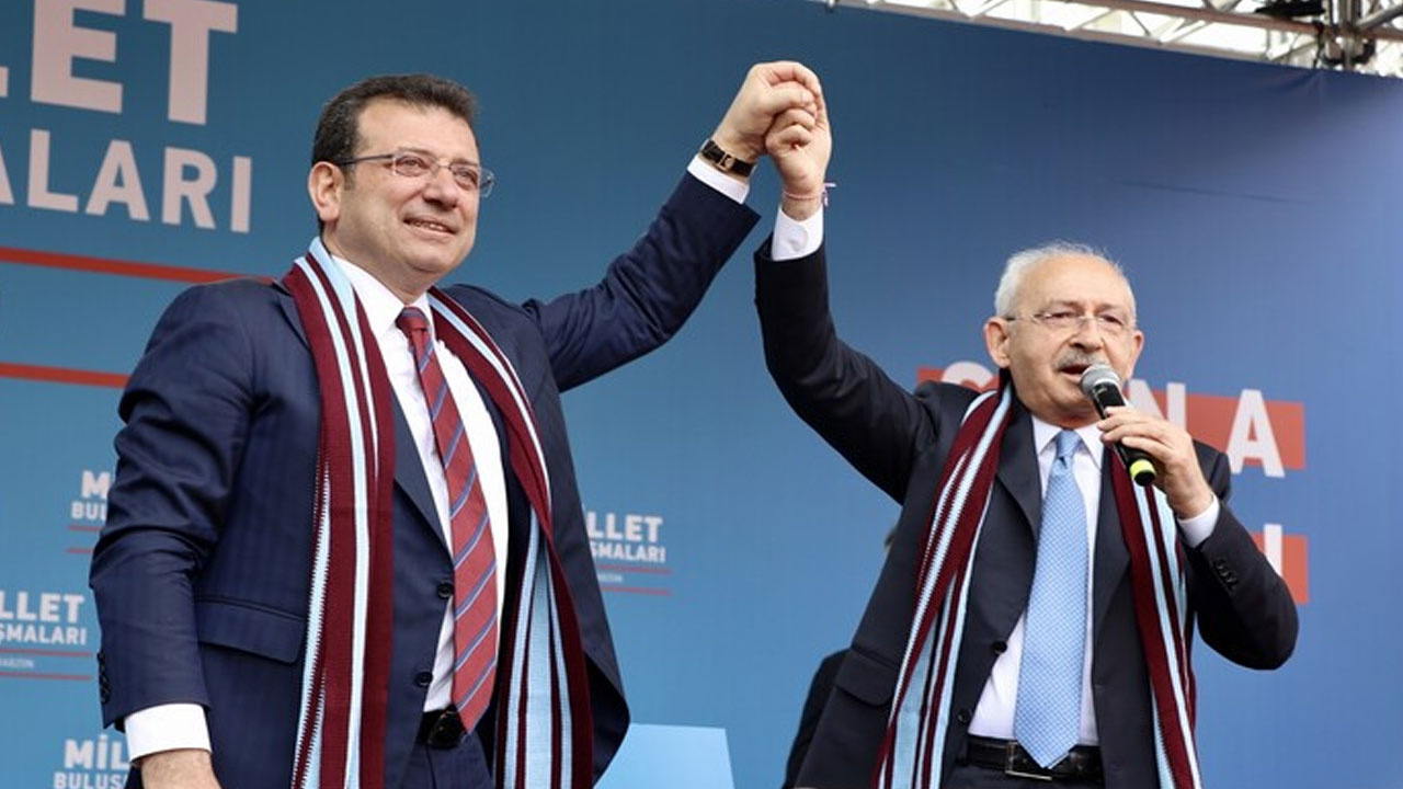 Trabzon'u ziyaret eden Kemal Kılıçdaroğlu, Ekrem İmamoğlu'nu yanından ayırmadı