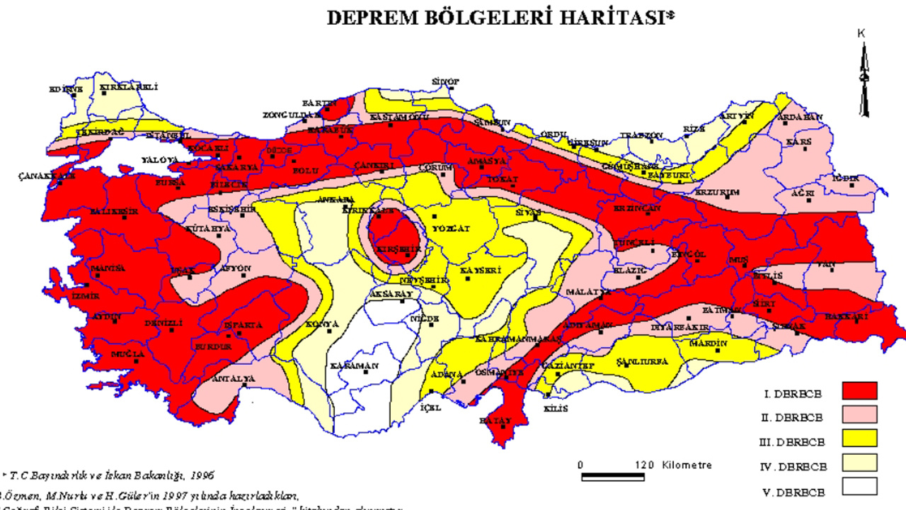 Türkiye'de deprem riski olmayan iller hangileri? AFAD Türkiye deprem haritası: En güvenli iller belli oldu!