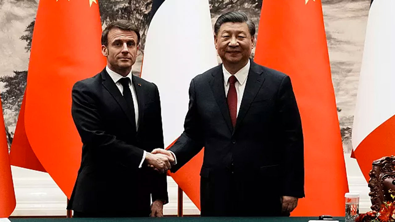 Fransa cumhurbaşkanı Macron Çin'e gitti 'Rusya'yı yola getir' çağrısı yaptı