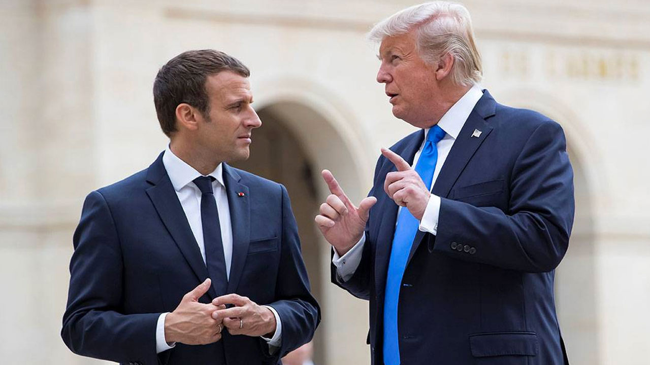 Donald Trump'tan Macron'u kızdıracak sözler: Macron Şi'nin ...ını öptü