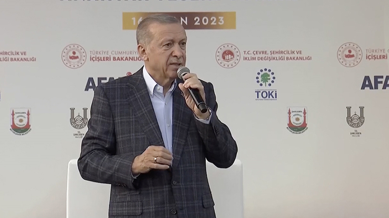 Cumhurbaşkanı Erdoğan Şanlıurfa'da! Muhalefete sert tepki: Seçim kirli pazarlıklarla kazanılmıyor!