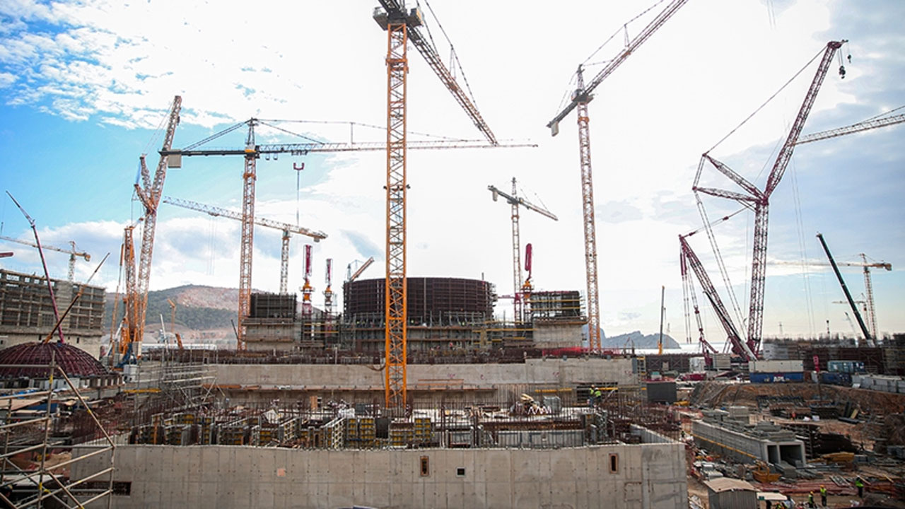 Akkuyu Nükleer Güç Santrali inşaatında bir aşama daha tamam