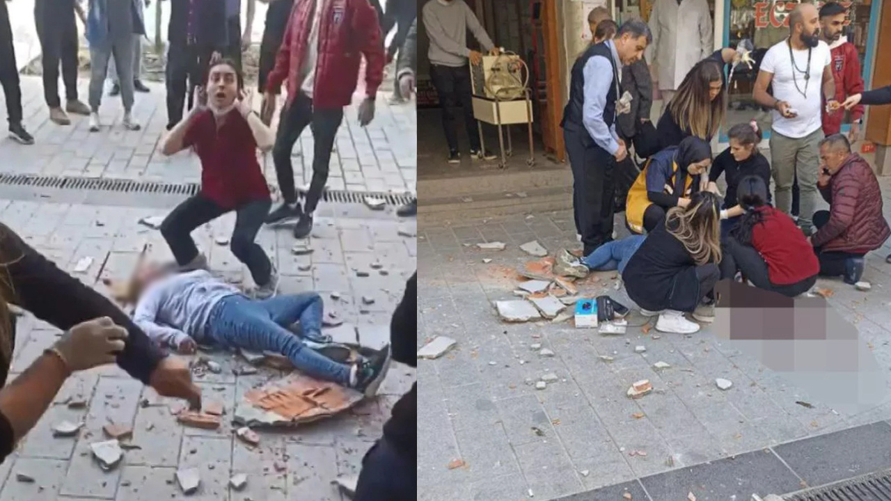 İstanbul'da feci ölüm! Başına beton parçası düştü, kanlar içinde yere yığıldı! Kız kardeşi olayı görünce...