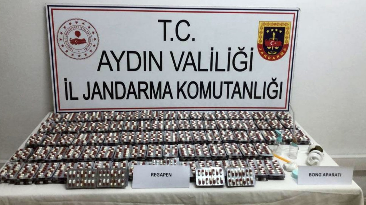 Aydın'da 6 bin adet sentetik uyuşturucu hap ele geçirildi