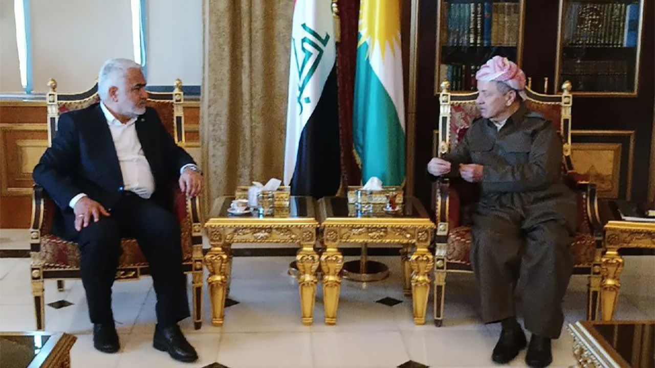HÜDA PAR lideri Zekeriya Yapıcıoğlu, Erbil'de Mesud Barzani ile görüştü