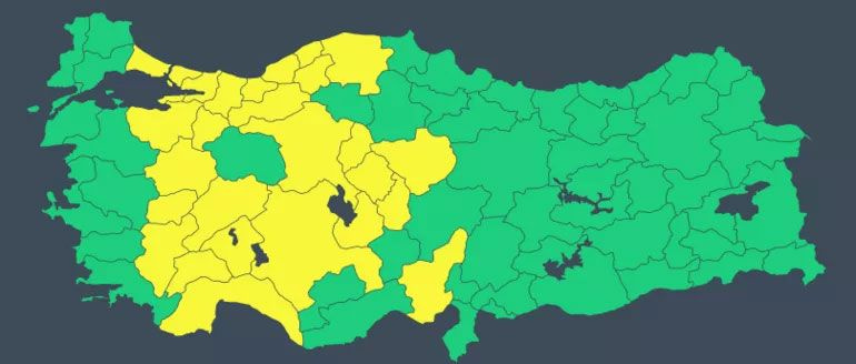 27 şehirde alarm verildi! Meteoroloji'den yeni hava durumu raporu!İstanbul, Ankara, İstanbul, Bursa...