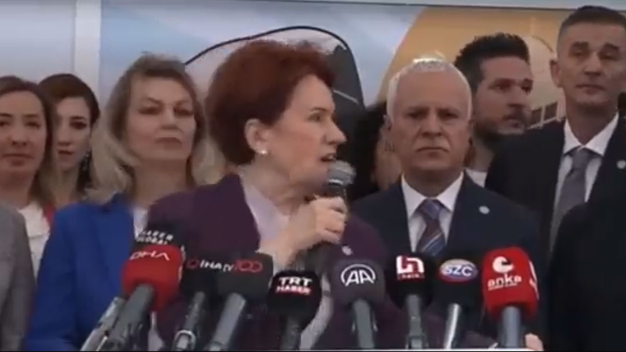 Meral Akşener mitingde vatandaşlara kızdı! 'Oğlum ne yapıyorsunuz? Azıcık susun ya'