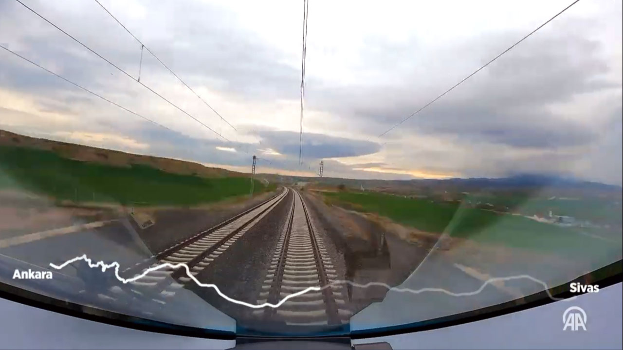 Ankara-Sivas Hızlı Tren Yolculuğu 2 dakikalık videoda