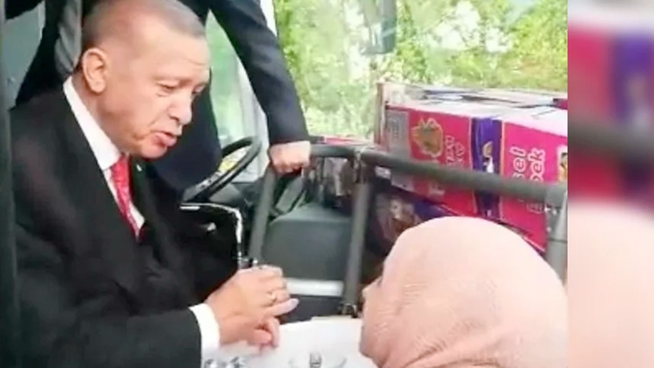 Erdoğan'ın rahatsızlanmadan önce baklava ikram eden kadın konuştu önce Erdoğan sonra korumaları yemiş