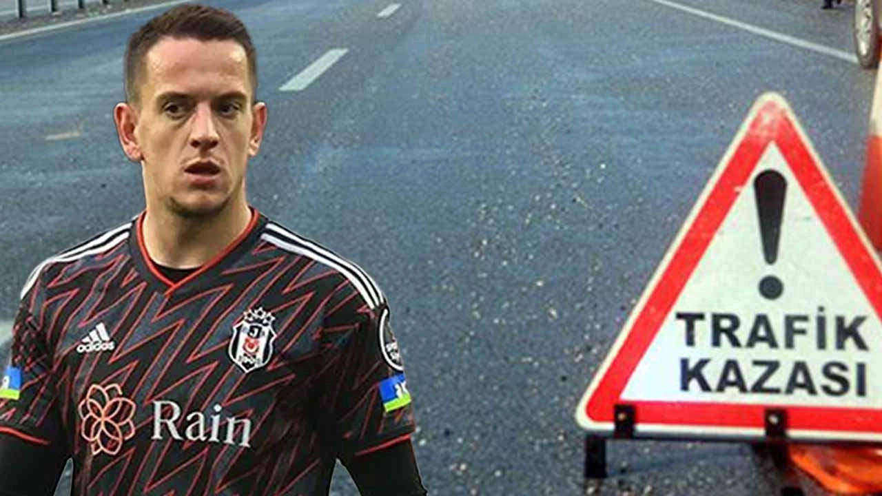 Beşiktaşlı yıldız futbolcu Hadziahmetovic trafik kazası geçirdi!
