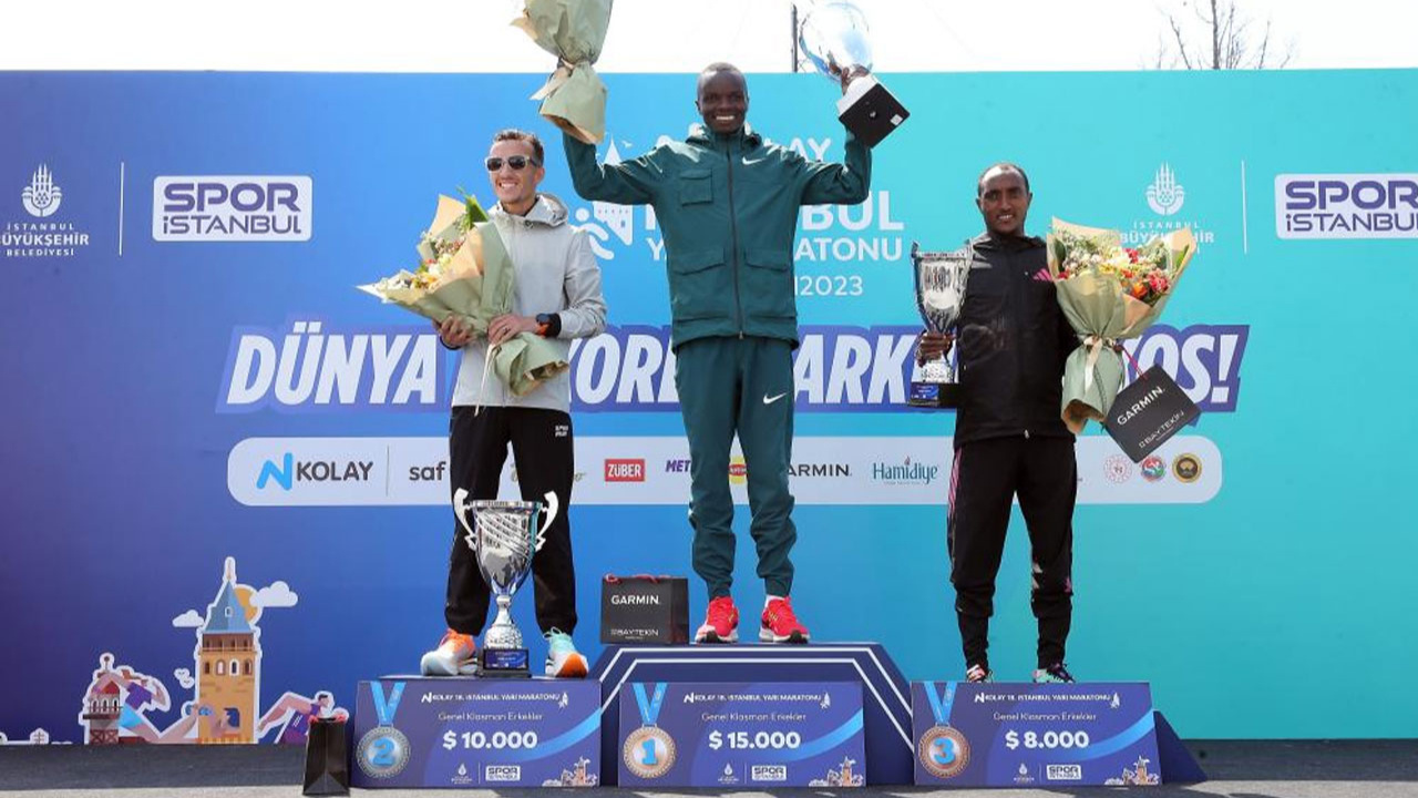 18. N Kolay İstanbul Yarı Maratonu'nda birinci Kenyalı atlet oldu