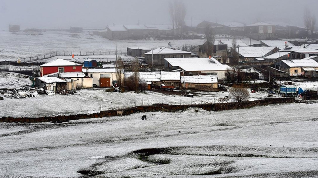 Ardahan ve Kars'a Mayıs ayında kar yağdı
