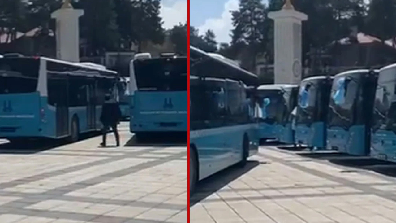 Ekrem İmamoğlu'nun Erzurum mitingi öncesi miting alanına belediye otobüsleri çekildi! İmamoğlu tepki gösterdi