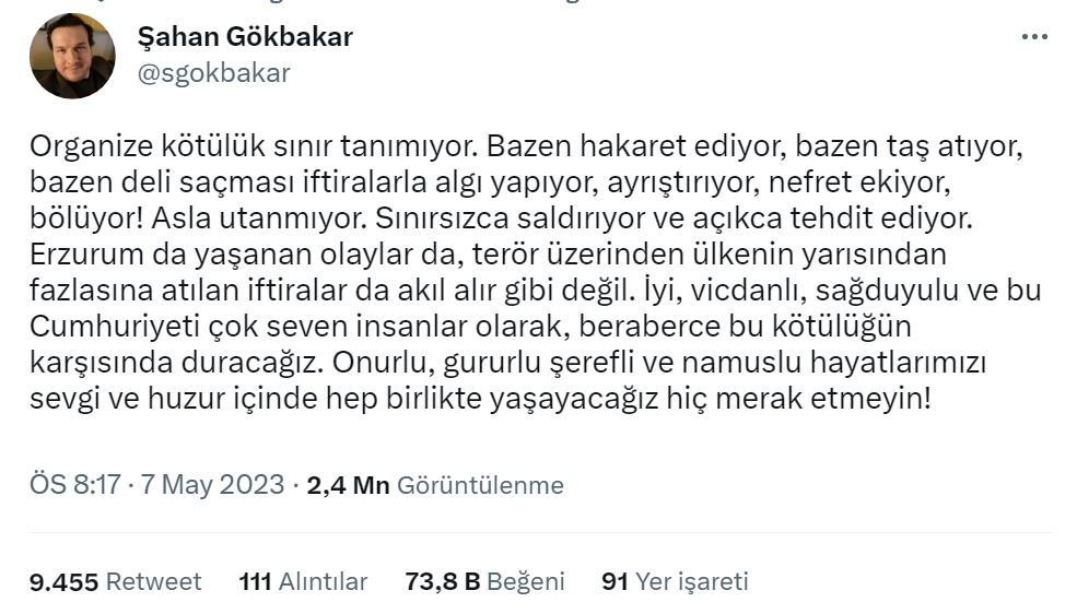 Saldırıya uğrayan Ekrem İmamoğlu'na sanatçılardan destek! Cem Yılmaz, Tarkan, Şahan Gökbakar....