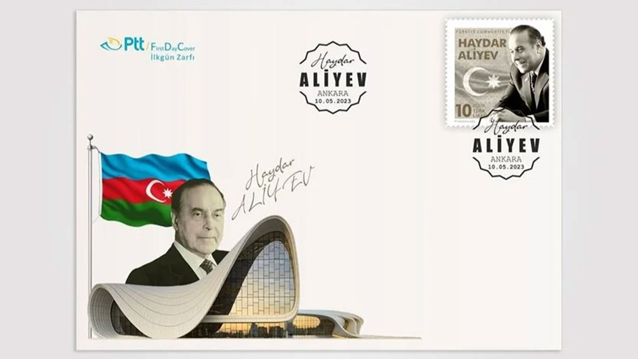 PTT "Haydar Aliyev" konulu anma pulu bastırdı