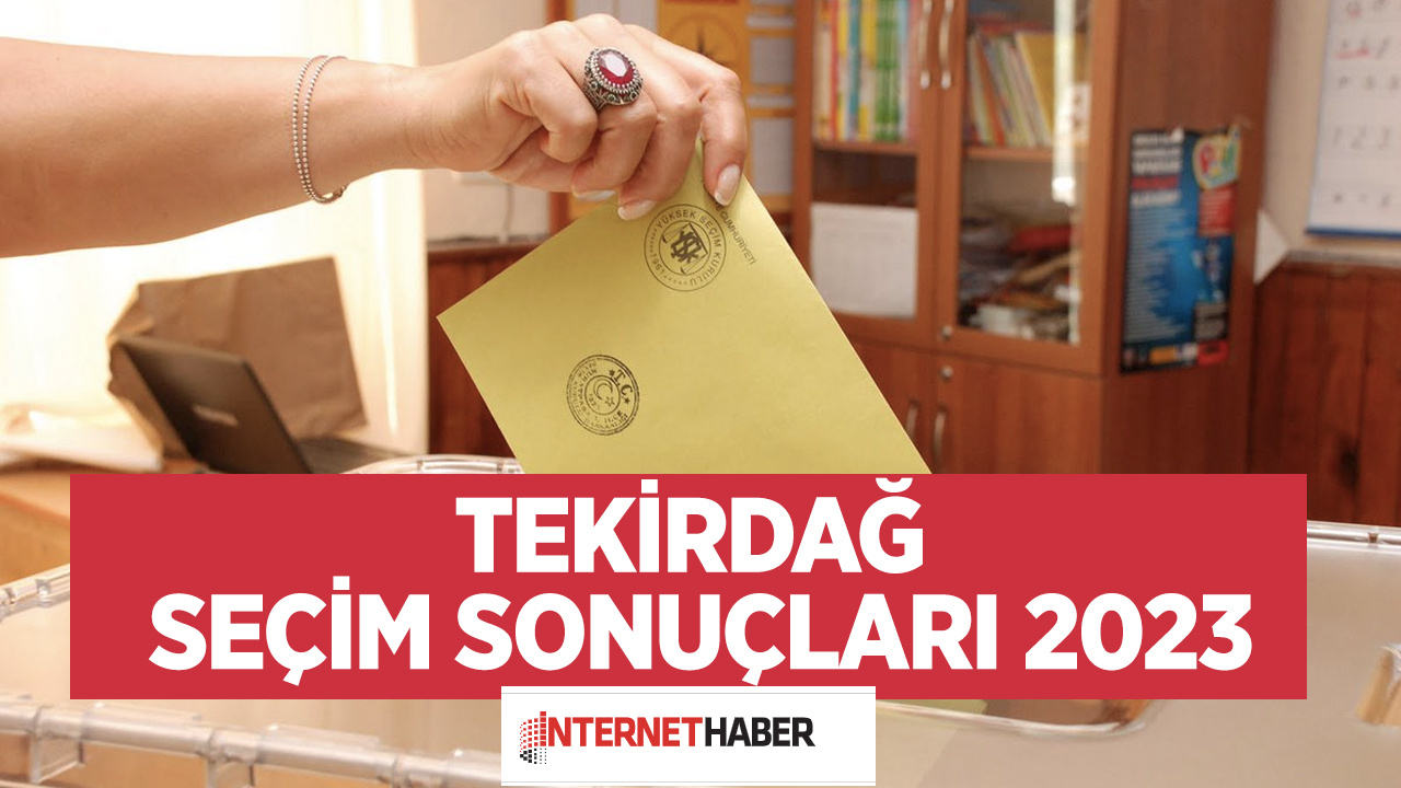 Tekirdağ seçim sonuçları 2013 son durum kim önde? Çerkezköy, Çorlu, Ergene seçim sonuçları