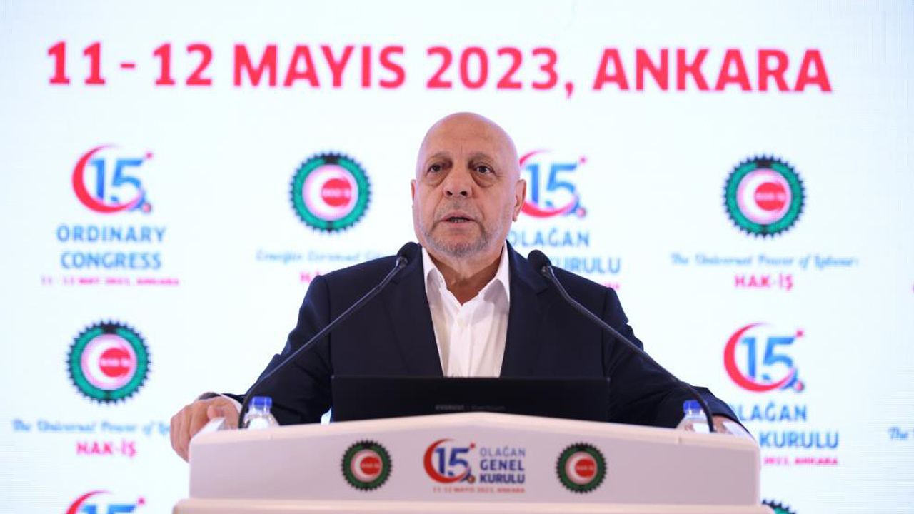 Mahmut Arslan HAK-İŞ Genel Başkanlığına yeniden seçildi