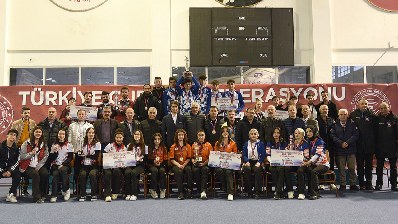 Türkiye Curling 1. Lig müsabakaları Erzurum'da tamamlandı