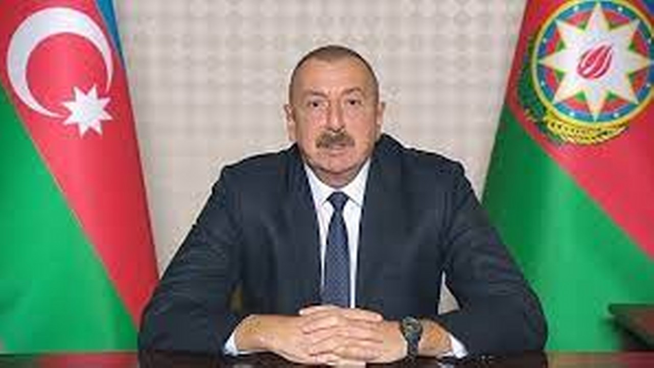 Azerbaycan Cumhurbaşkanı Aliyev, Arap Parlamentosu Başkanı Usumi'yi kabul etti