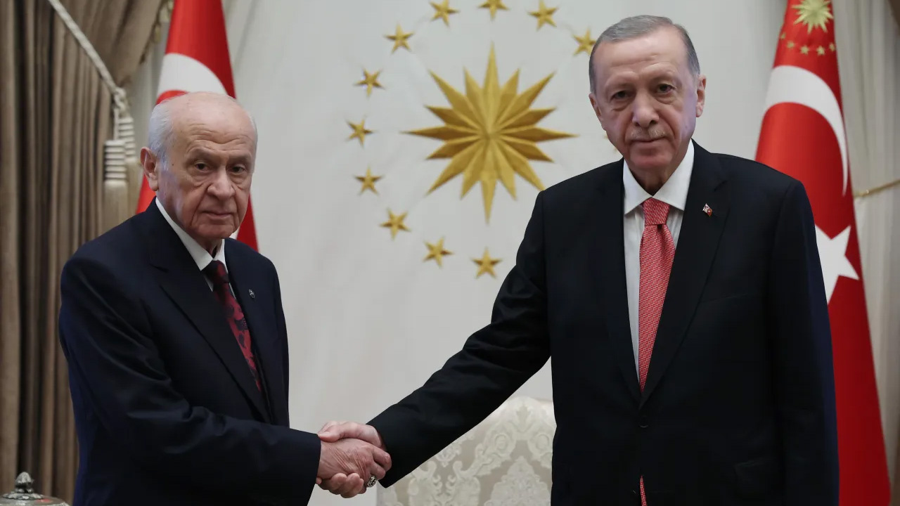 Cumhurbaşkanı Erdoğan, MHP Lideri Devlet Bahçeli'yi kabul etti