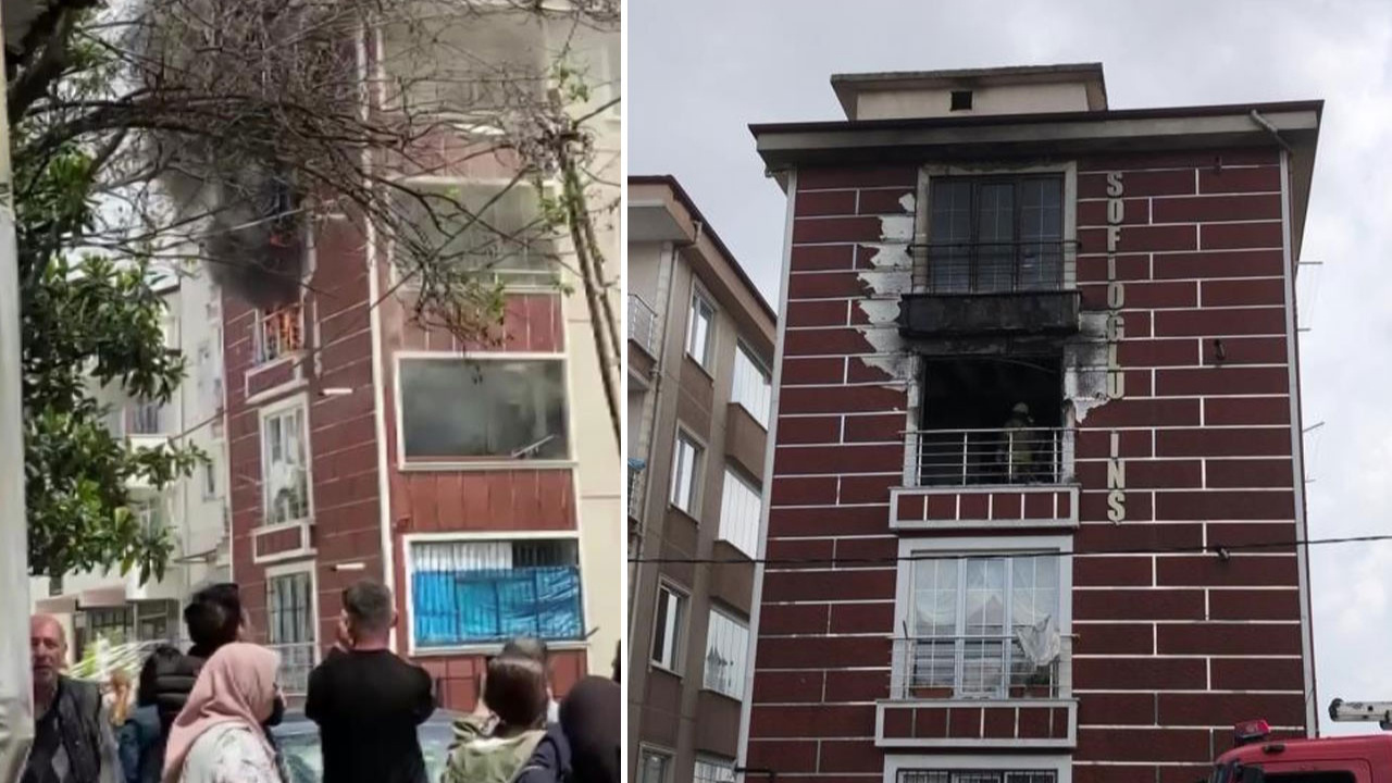 İstanbul'da madde bağımlısı kişi evini ateşe verdi!