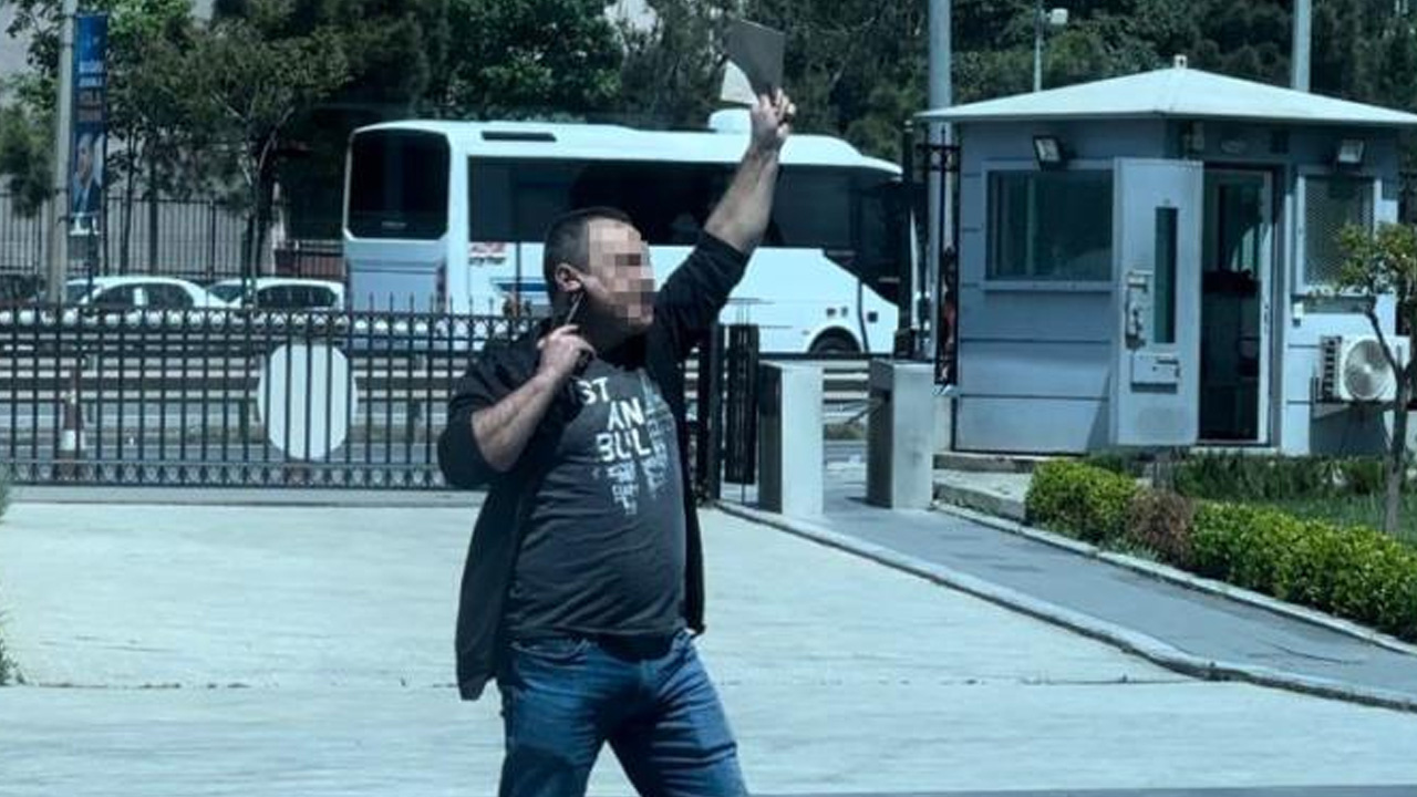 Kartal'da Başsavcı’ya mektup iletmek isteyen şahıs boynuna silah dayadı