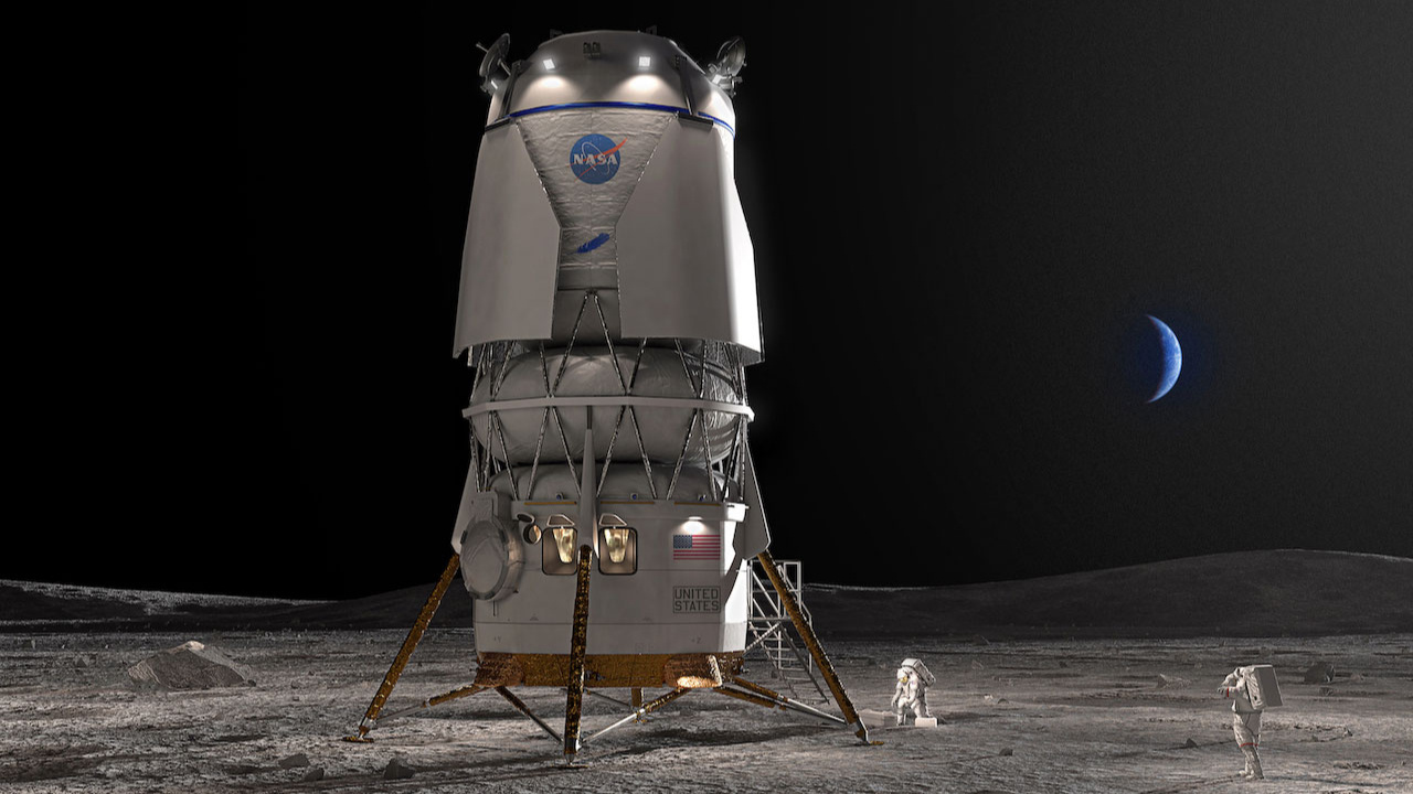 NASA Ay yüzeyine inişini Blue Origin ile gerçekleştirecek