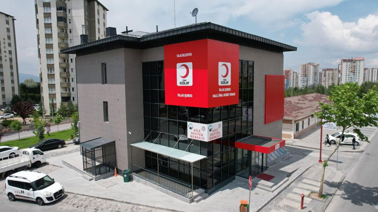 Kayseri Talas’ta Kızılay'a yeni hizmet binası