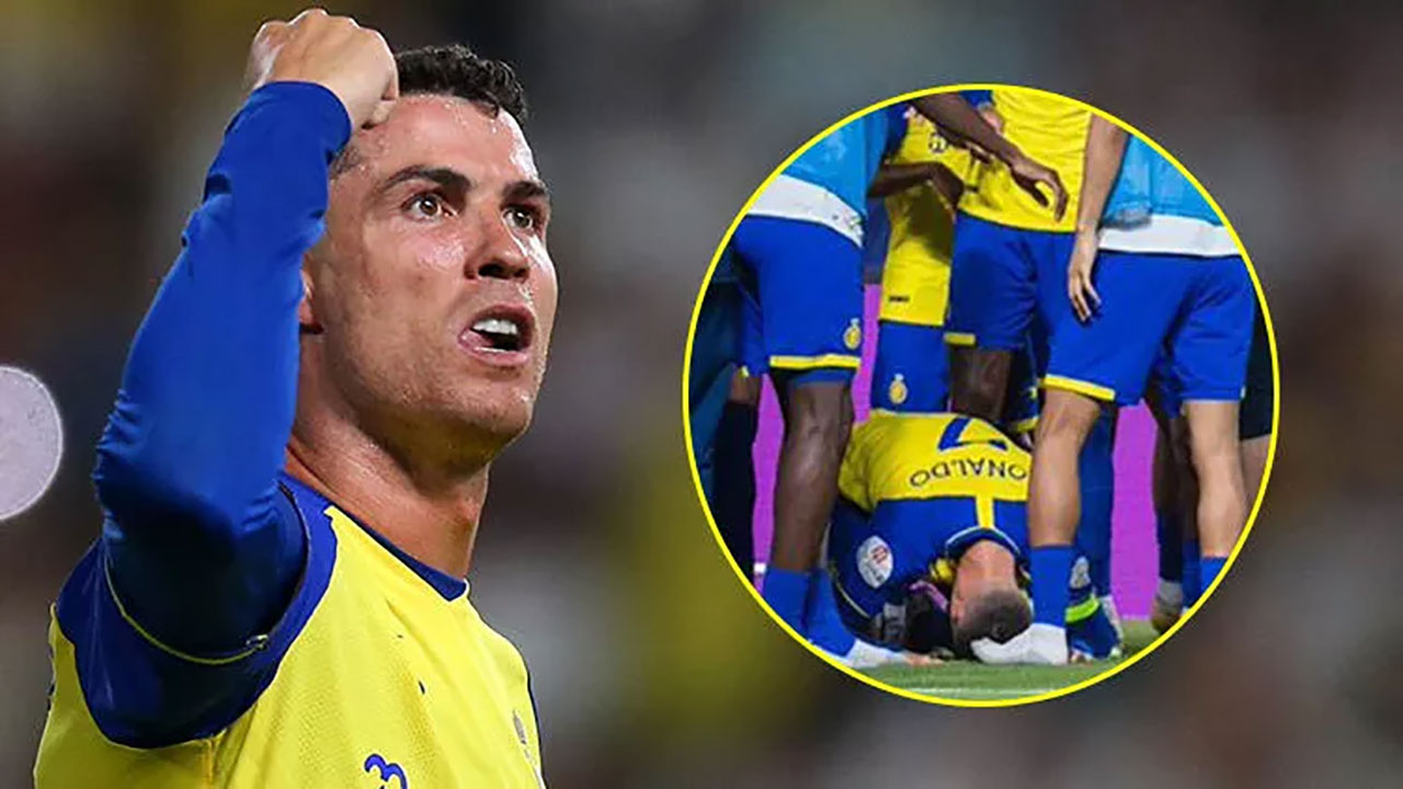 Cristiano Ronaldo golü attı secdeye kapandı! Ronaldo Müslüman mı oluyor?