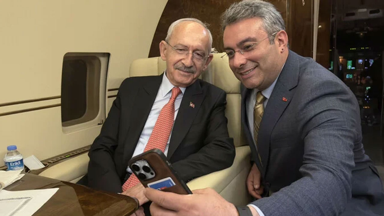 Kılıçdaroğlu'nun danışmanından özel jetten selfie paylaşımı