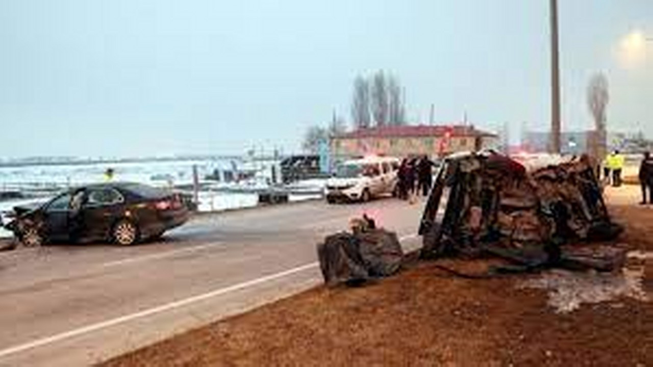 Erzurum'da meydana gelen kazada 1 kişi öldü, 1 kişi ağır yaralandı
